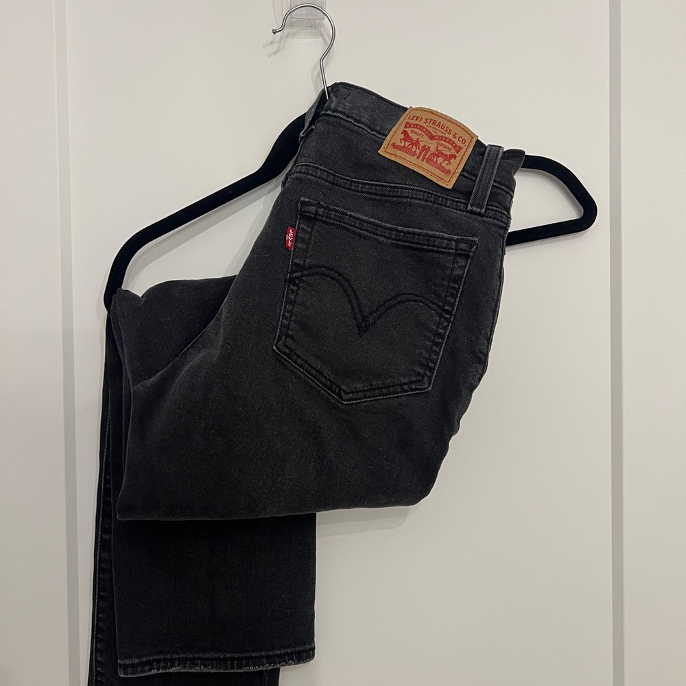 Levi's Black Straight Leg Jeans Timeless Fit